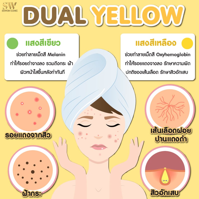 dual yellow