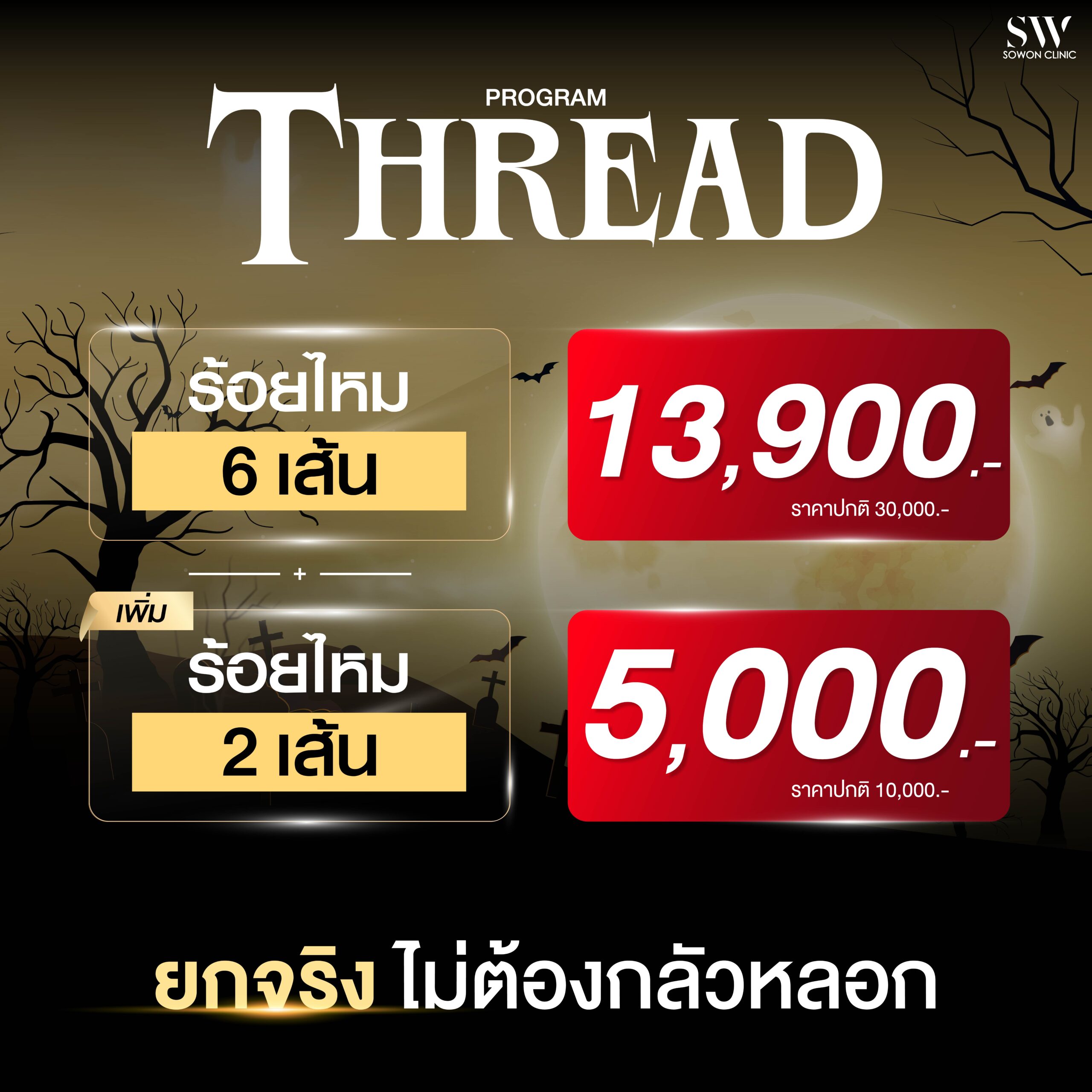 โปรแกรมร้อยไหม ฮาโลวีน ร้อยไหม
