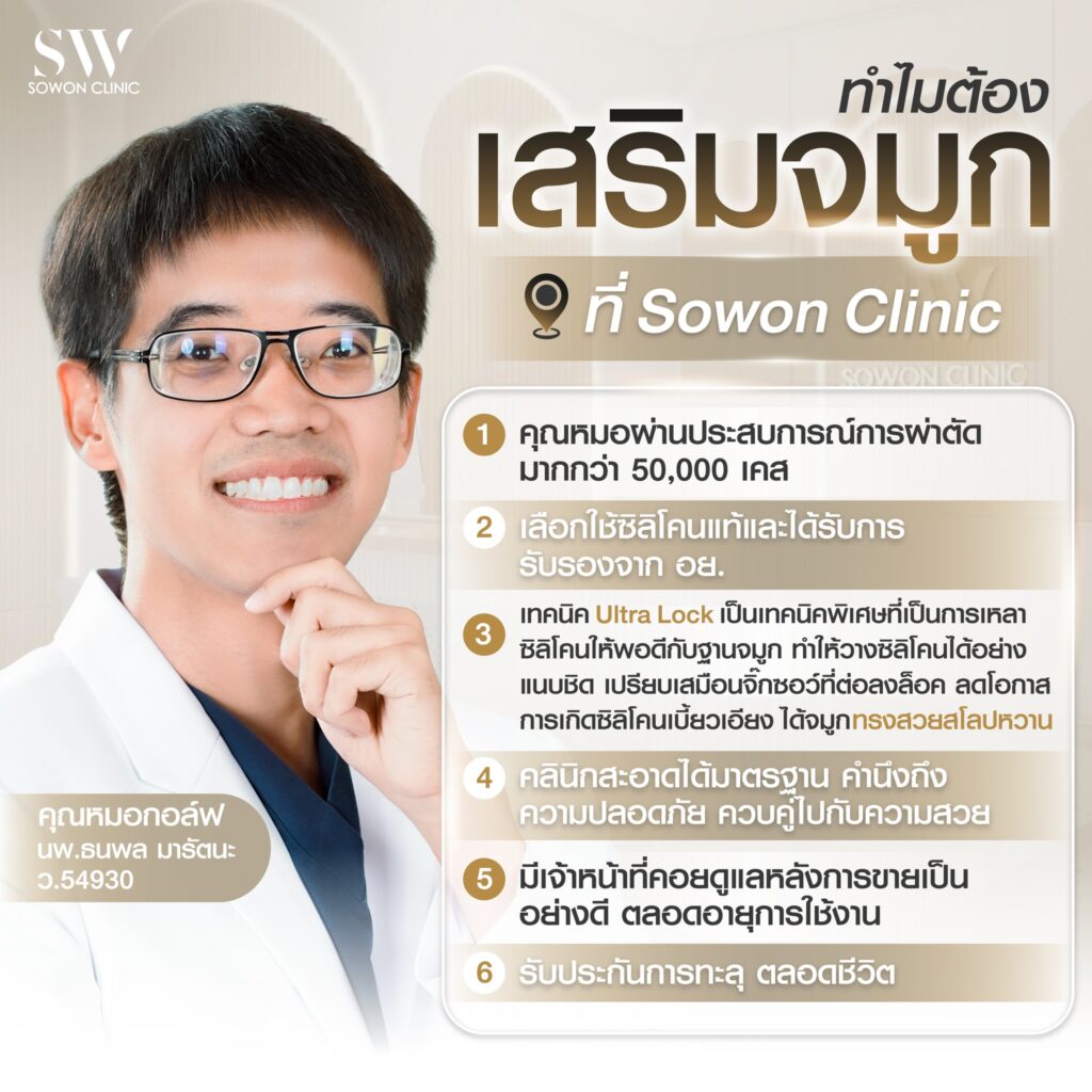 ทรงจมูกสโลปปลายพุ่ง รับประกัน