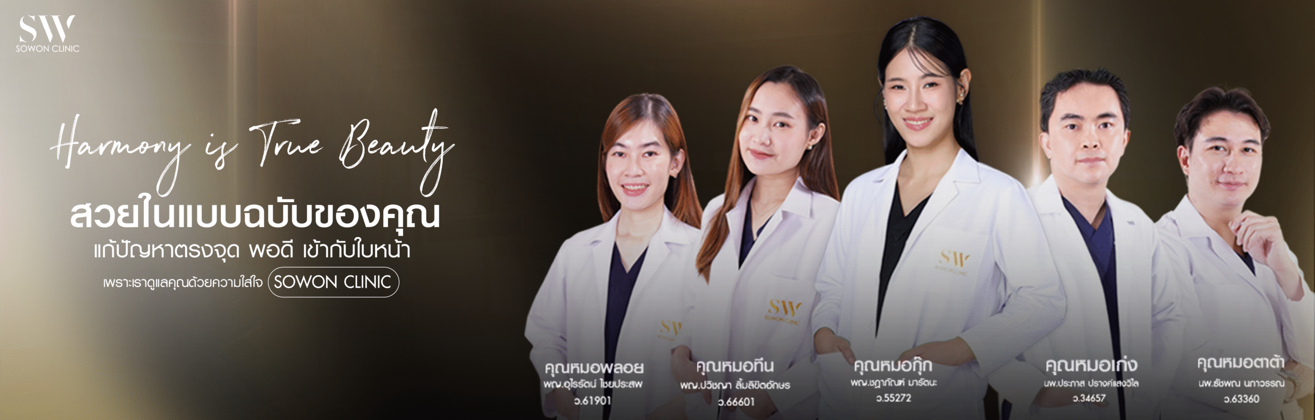 แพทย์ ผิวพรรณ sowon clinic 